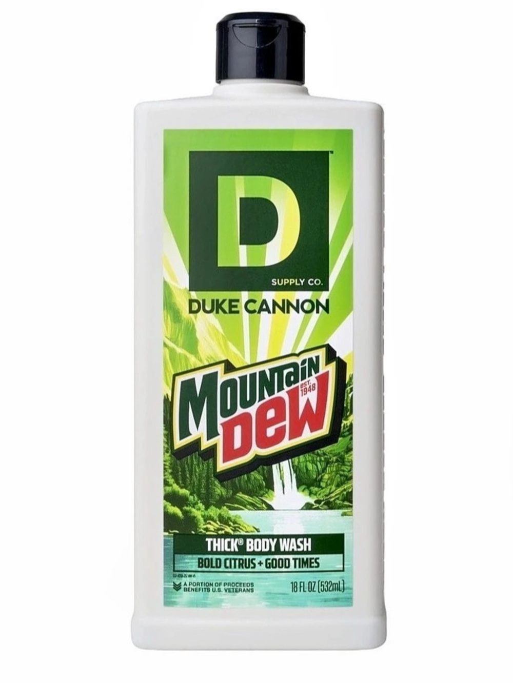🪅 Duke Cannon x Mountain Dew Thick Body Wash - Limited Edition